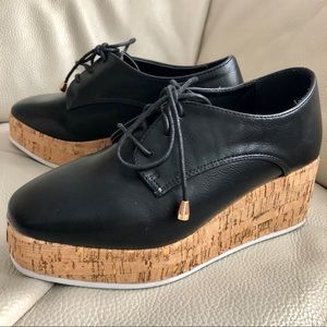 Forever 21 Black Flatform Sneakers